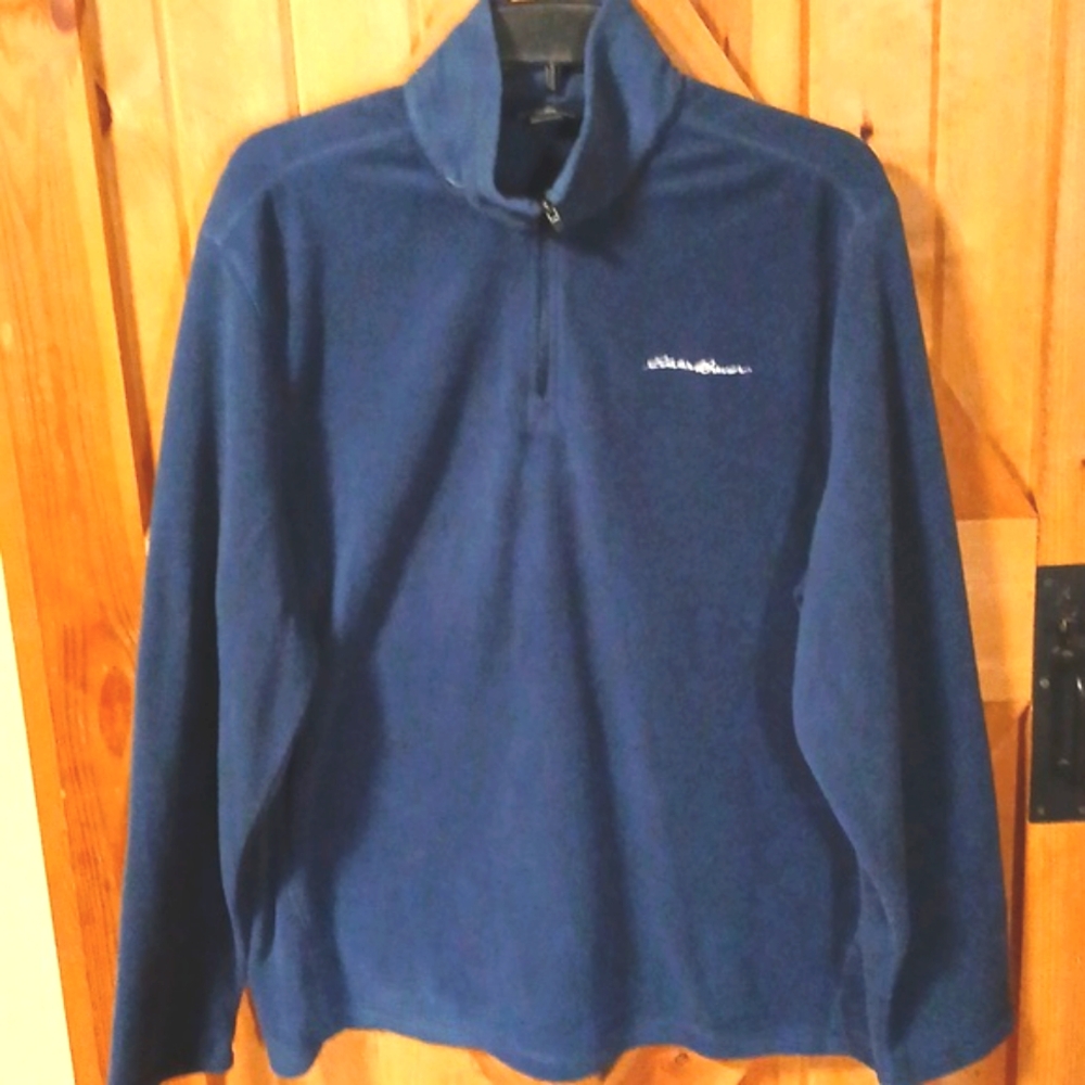 Eddie Bauer Mens Quarter-zip Fleece Pullover..L